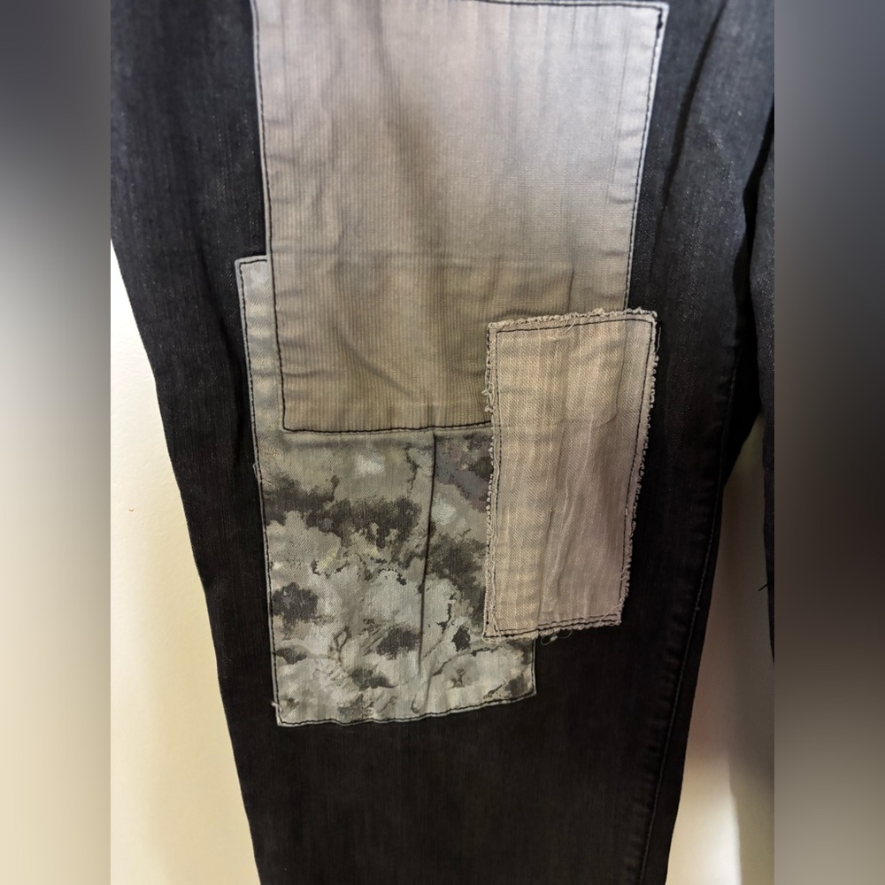 LOGO Lavish by Lori Goldstein Patchwork Boyfriend… - image 3